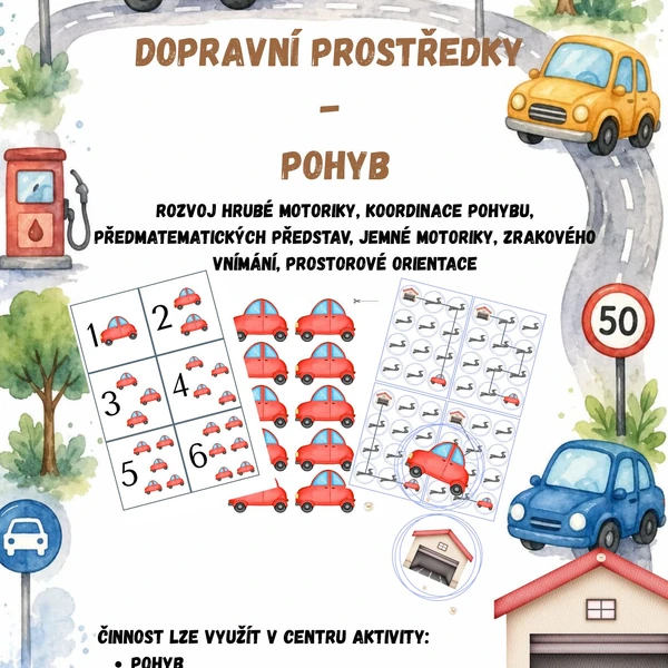 Dopravní prostředky - pohyb