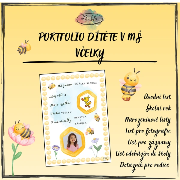 Portfolio dítěte v MŠ - Včelky