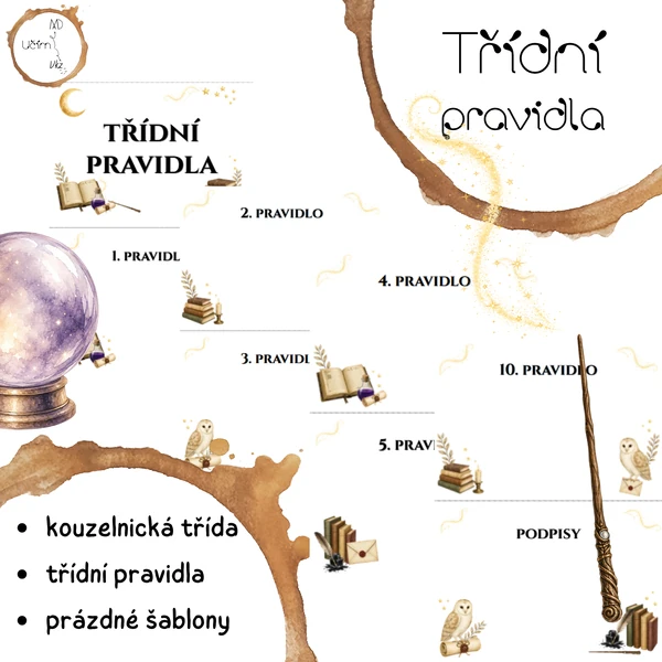 Kouzelnická třída - pravidla