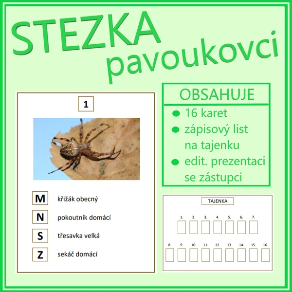 Stezka - pavoukovci
