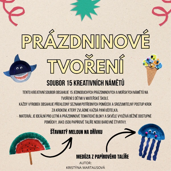  Velká kniha letního tvoření - 15 prázdninových námětů 🌊