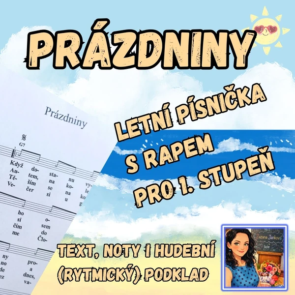 Prázdniny (letní písnička s rapem pro 1. stupeň)