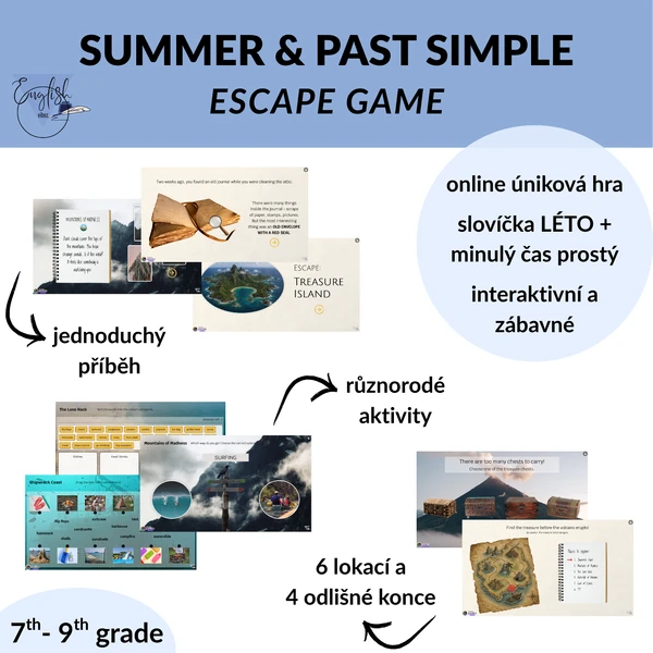 Summer & Past Simple Escape Game