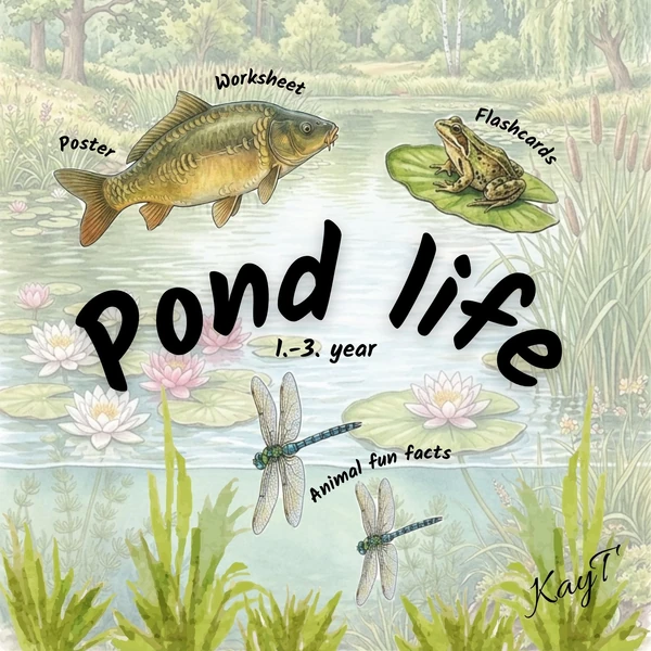 Pond life - materiály pro prezentaci 1.-3. ročník