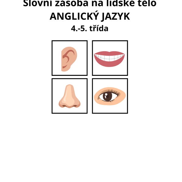 Slovní zásoba na body parts