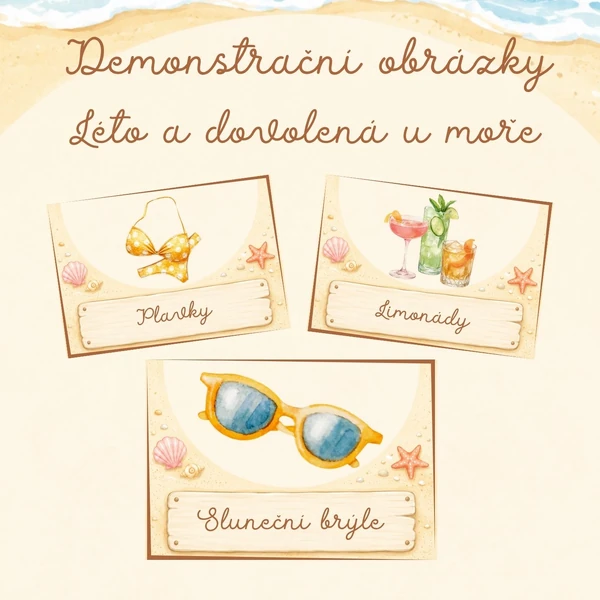 Léto a dovolená u moře - Demonstrační obrázky