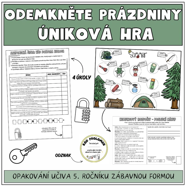 Odemkněte prázdniny - úniková hra