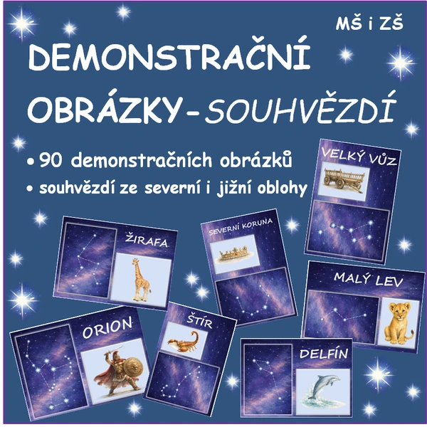 SOUHVĚZDÍ - demonstrační obrázky