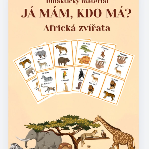 Já mám, kdo má - Africká zvířata 
