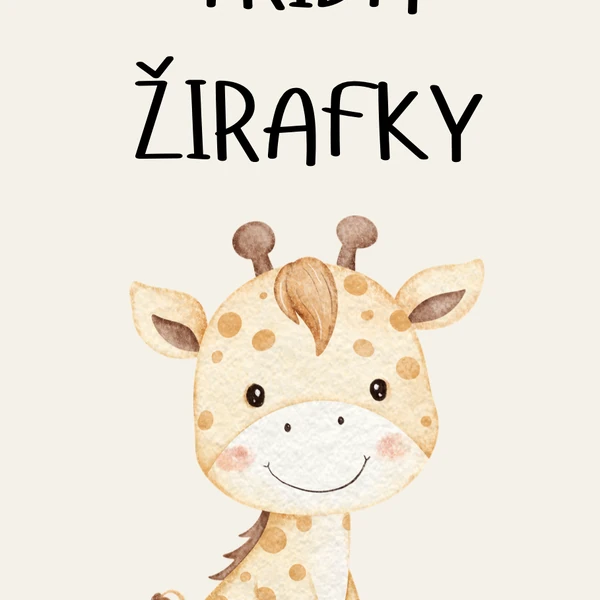 Třída Žirafky - portfolio dítěte, tematické plakáty, narozeninovník