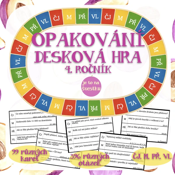 Opakování 4. ročníku - desková hra