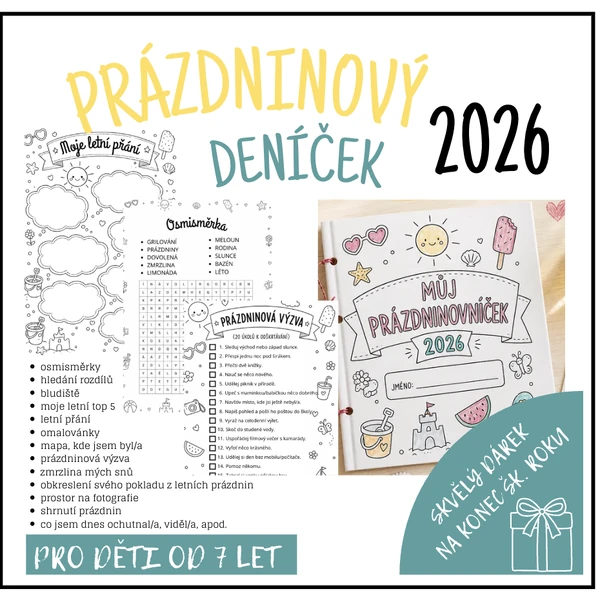 Můj letní prázdninovníček 2026