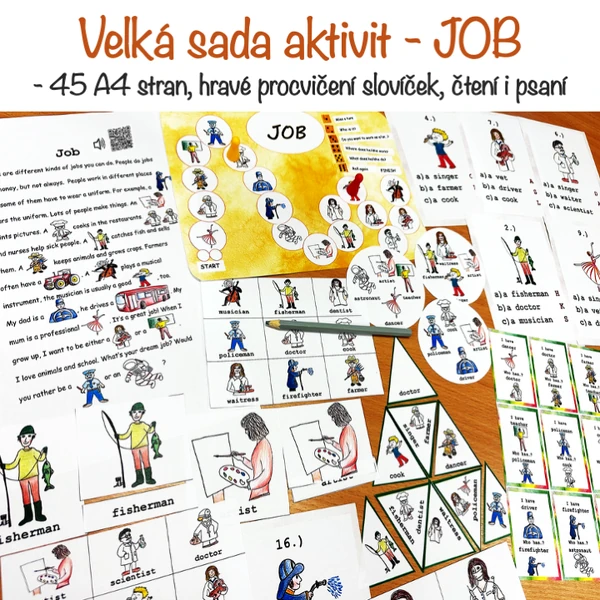 Velká sada aktivit - JOB