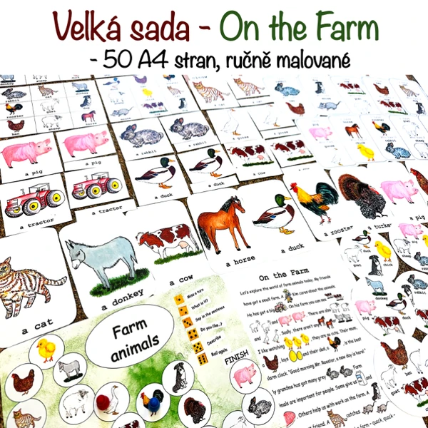 Velká sada aktivit - On the Farm