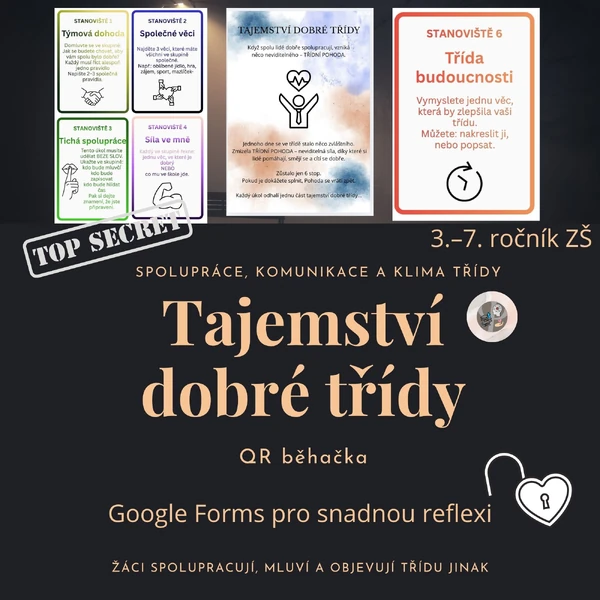 Tajemství dobré třídy – QR běhačka