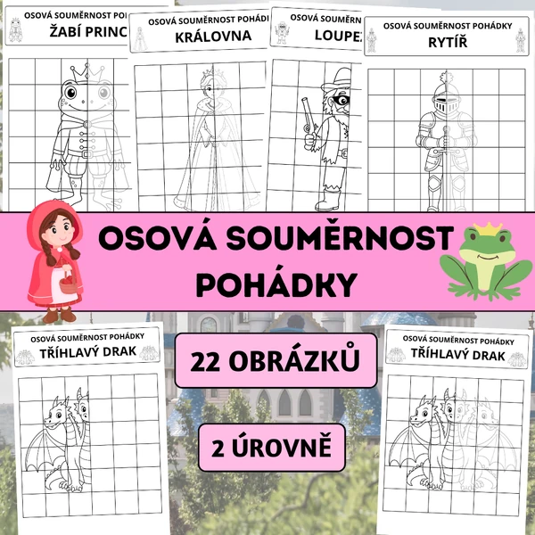 Osová souměrnost: Pohádky