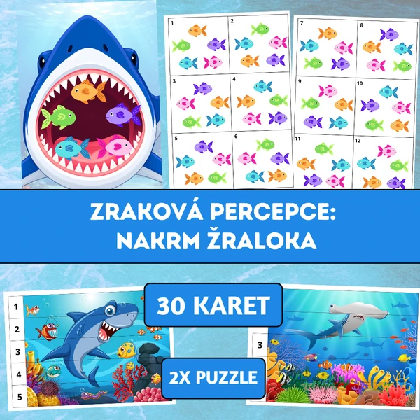Zraková percepce: Nakrm žraloka