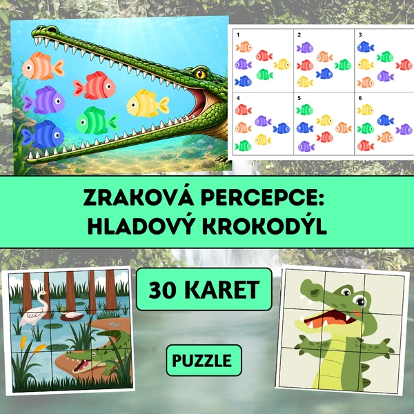 Zraková percepce: Hladový krokodýl