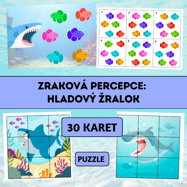 Zraková percepce: Hladový žralok