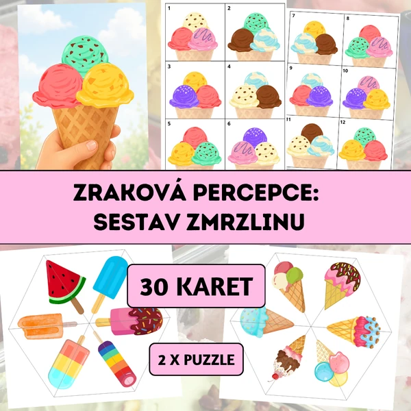 Zraková percepce: Sestav zmrzlinu
