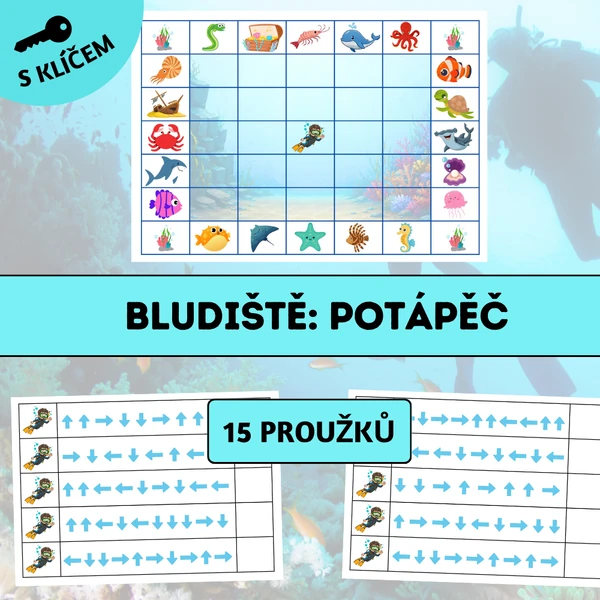 Bludiště: Potápěč