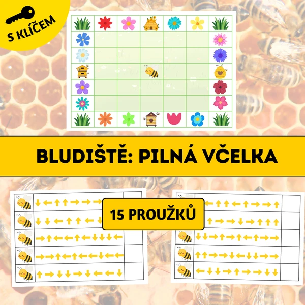 Bludiště: Pilná včelka