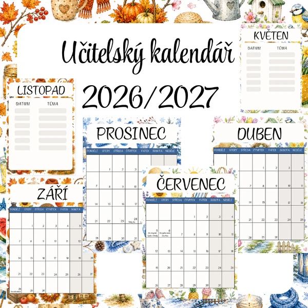 Učitelský kalendář 2026/2027