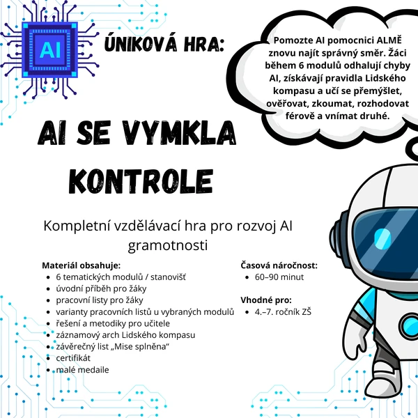 Úniková hra: AI se vymkla kontrole!