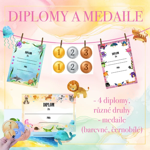 Diplomy a medaile