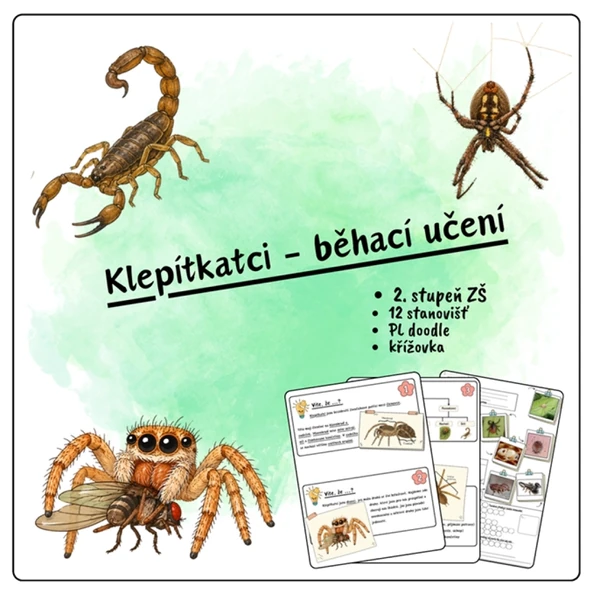 Klepítkatci - běhací učení