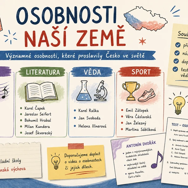 Osobnosti naší země