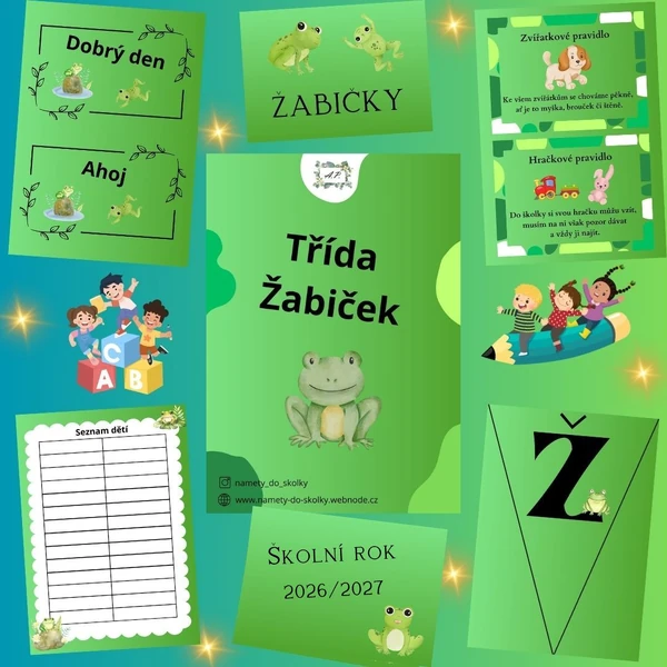 Výzdoba třídy Žabiček