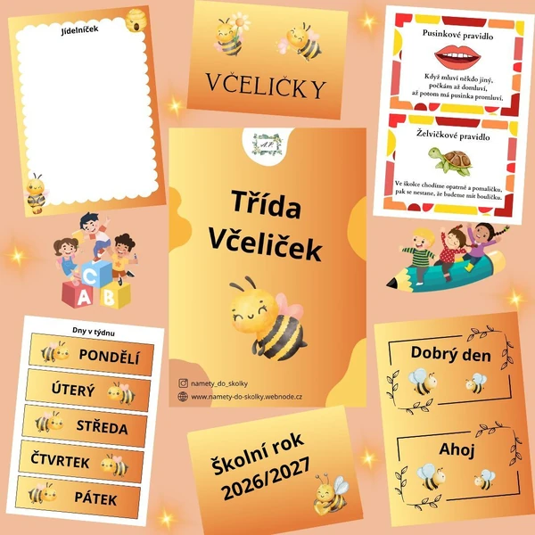 Výzdoba třídy Včeličky 