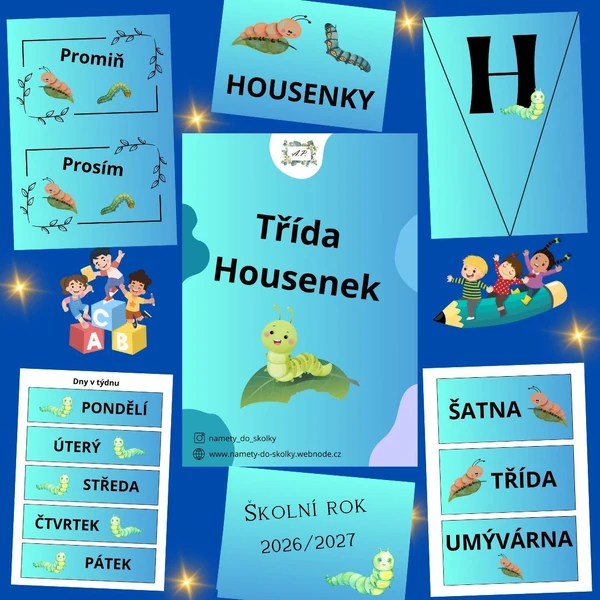 Výzdoba třídy Housenek 