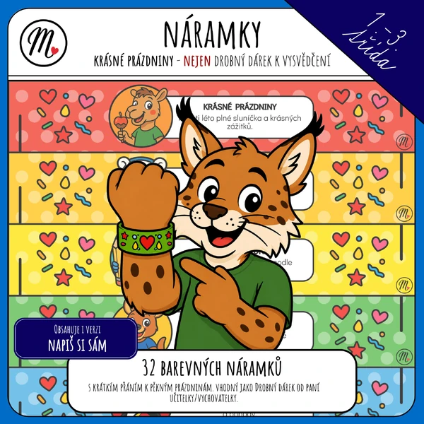 Náramky - nejen drobný dárek k vysvědčení