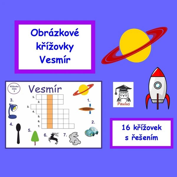 Obrázkové křížovky Vesmír