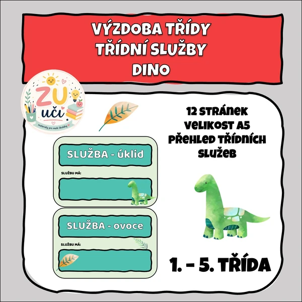 Výzdoba třídy - Služby - Dino