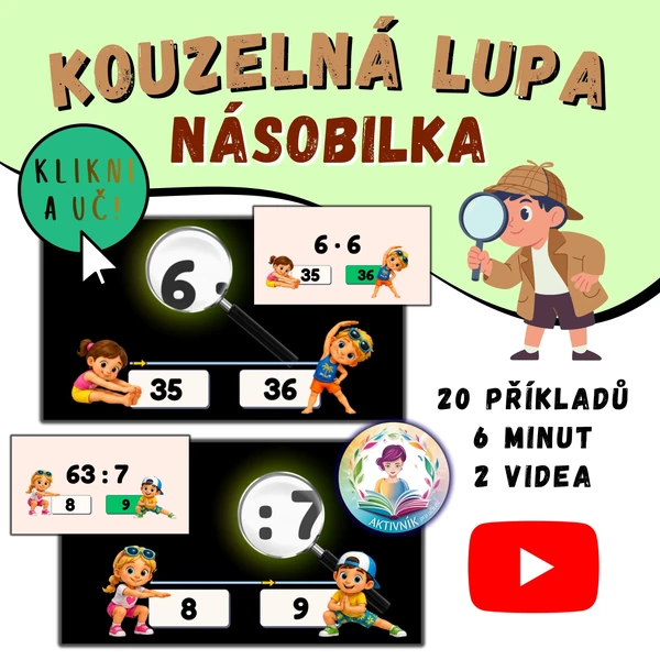 KOUZELNÁ LUPA LÉTO - násobilka
