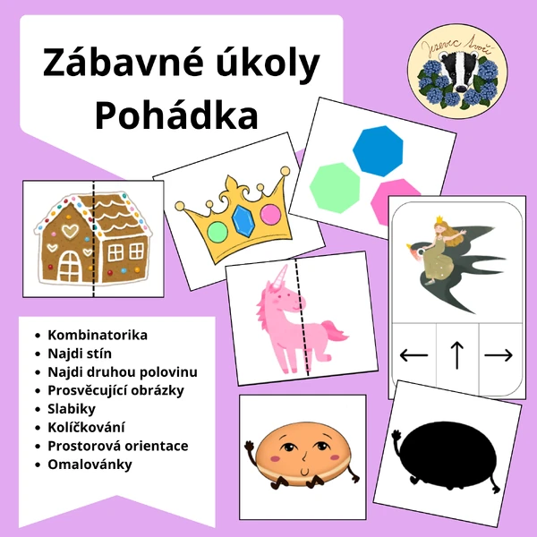 Zábavné úkoly - Pohádka 