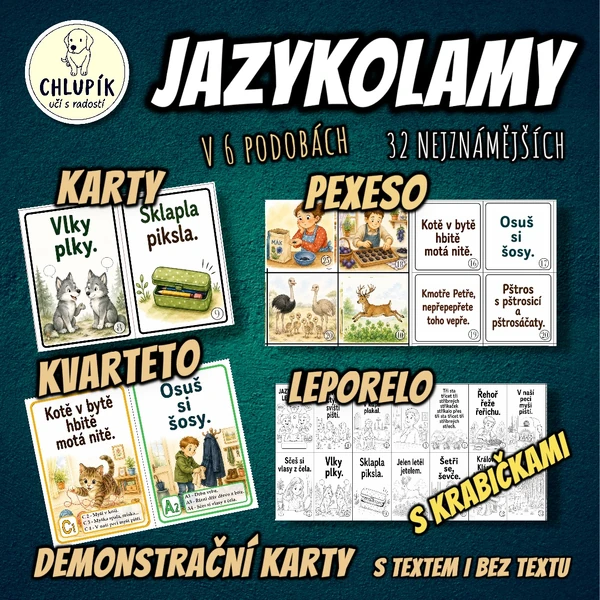 JAZYKOLAMY V 6 PODOBÁCH