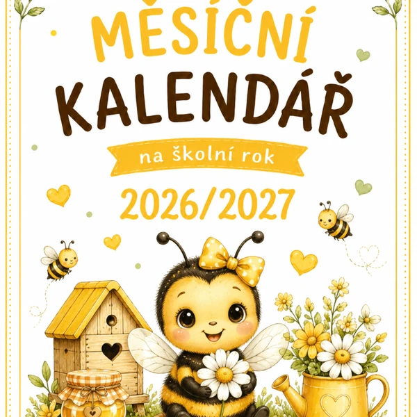 Kalendář na školní rok 2026/2027 "Včeličky"