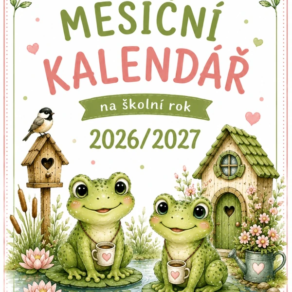 Kalendář na školní rok 2026/2027 "Žabičky"
