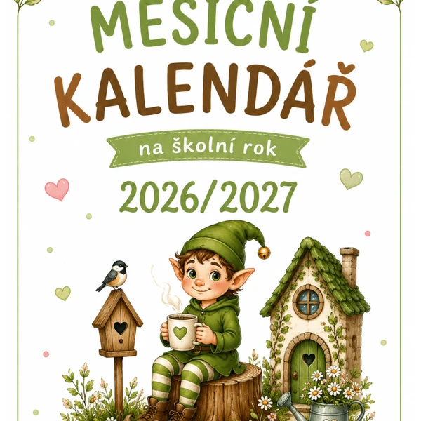 Kalendář na školní rok 2026/2027 "Skřítci"