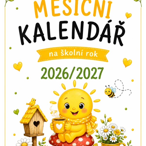 Kalendář na školní rok 2026/2027 "Sluníčka"