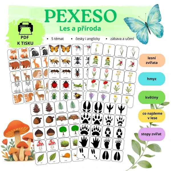 Soubor pexes - les a příroda