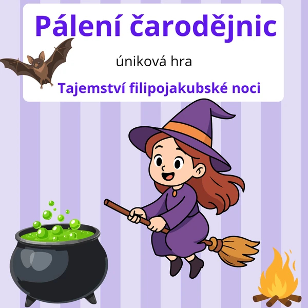 Úniková hra – Pálení čarodějnic: Tajemství filipojakubské noci