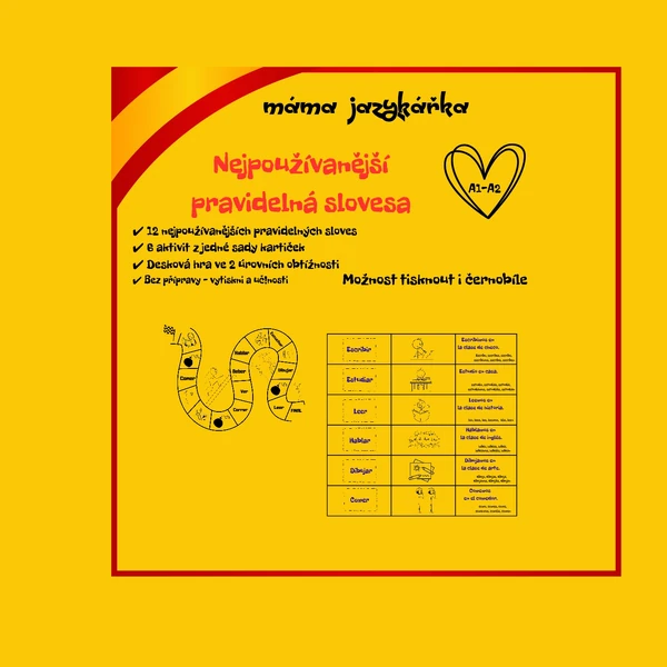 Aktivity na časování pravidelných sloves