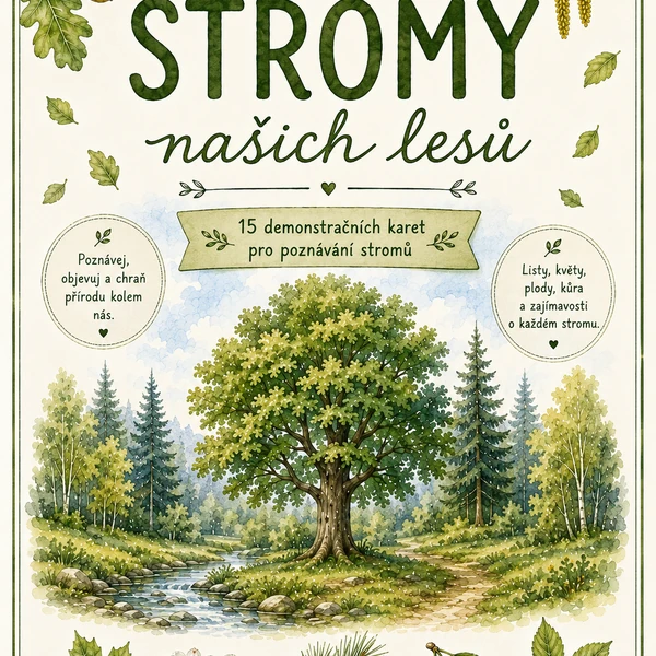 Demonstrační karty - Stromy našich lesů