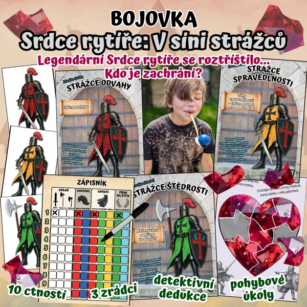 Bojovka SRDCE RYTÍŘE: V SÍNI STRÁŽCŮ