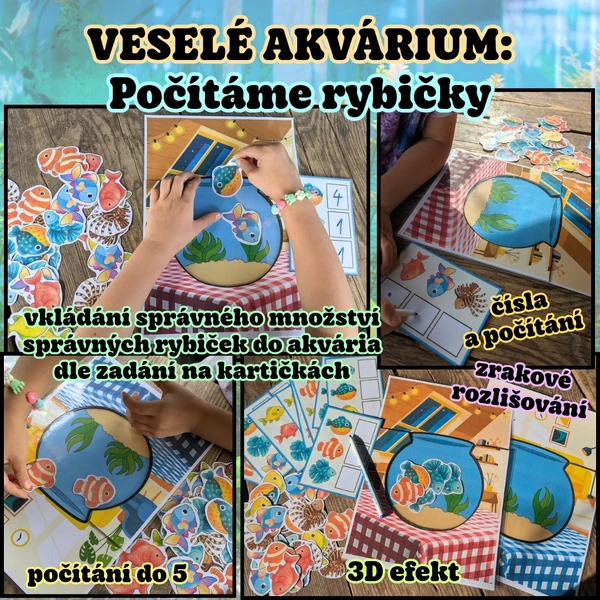VESELÉ AKVÁRIUM: Počítáme rybičky